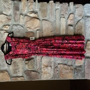 Anne Klein Black Floral Dress ♥